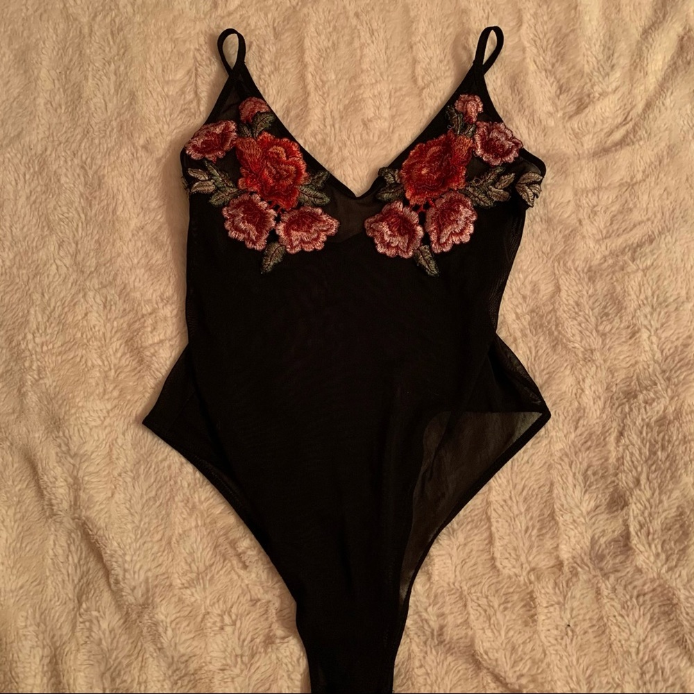 Forever 21 Floral Bodysuit